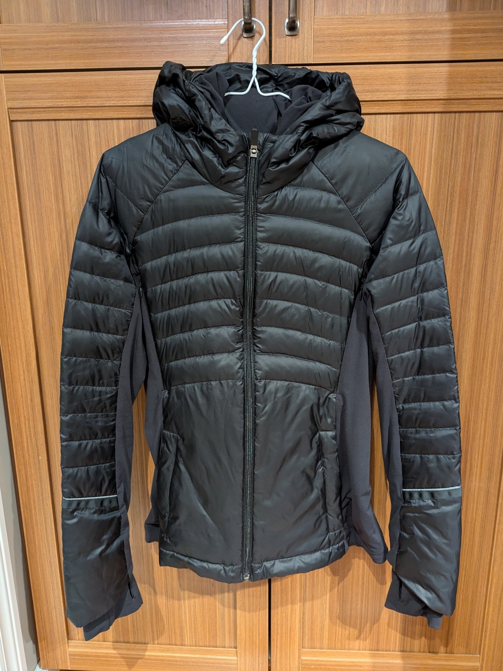 Lululemon Down For It All Running Jacket - Black - Size 6